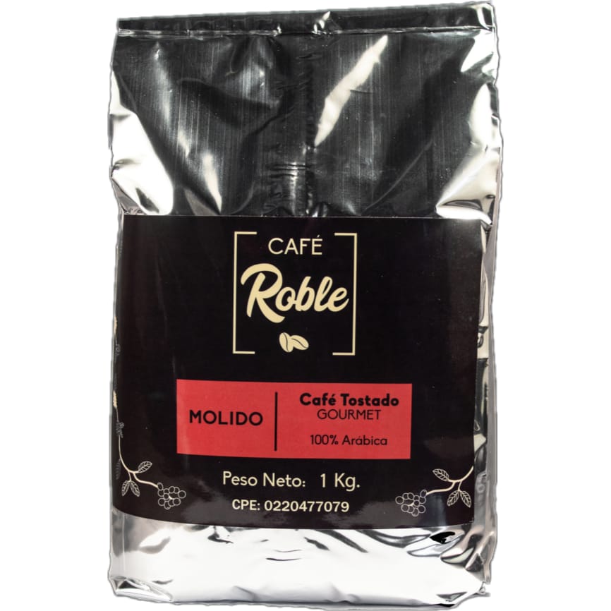 Café Gourmet Roble Molido – Blend 1kg